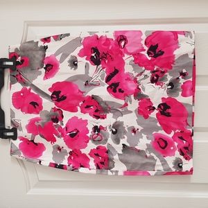 (2 for $25) Flowered Pencil Skirt